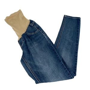 Jessica Simpson Skinny Paneled Maternity Jeans Blue Size Medium